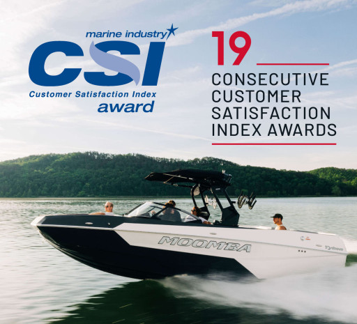 Moomba Boats Garners Esteemed 2023 CSI Award, Upholds Tradition of Excellence and Accessibility 19 Years in a Row