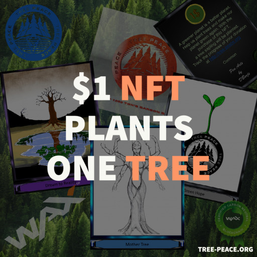 Tree Peace Enters the NFT Space to Raise Money for Tree Planting and Carbon Credits