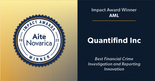 Quantifind Named Best Financial Crime Investigations and Reporting Innovation