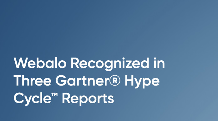 Webalo recognized in Gartner Hype Cycle