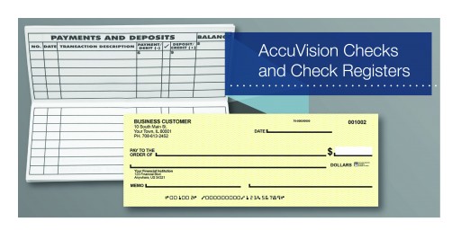 AccuVision Checks Stand Out for the Visually Impaired