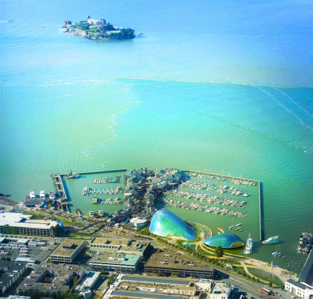 BayEcotarium Concept With Alcatraz in the Background