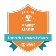 AssureSign is a 2018 Market Leader by FeaturedCustomers