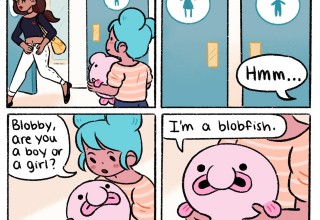 Blobby & Friends comics: Blobby's Gender