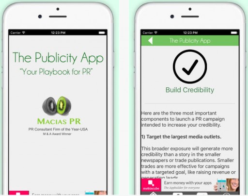 Top New York PR Firm Launches Public Relations Mobile App Designed to Help With Media Launches