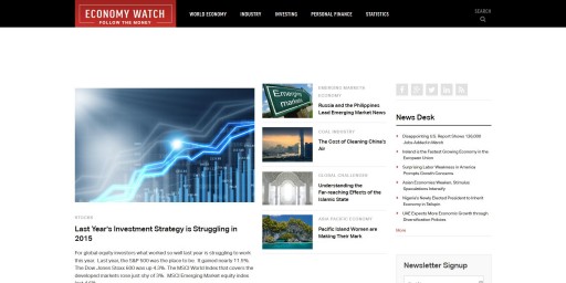 EconomyWatch.com Announces Launch of Their Newly Redesigned Website