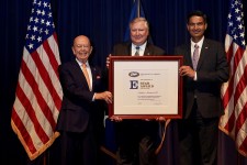 Gamber-Johnson LLC with the President's "E" Star Award for Exports at a ceremony in Washington, D.C.