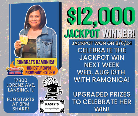 Largest Jackpot to Date! Come Celebrate With Ramonica!