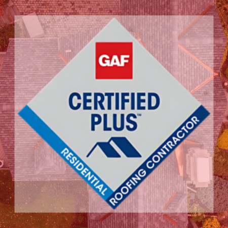 GAF Certified Plus Residential Roofing Contractor Logo
