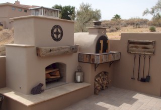 DIY Pizza Oven and Fireplace Combo
