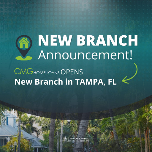 CMG Home Loans Announces the Opening of New Tampa Branch