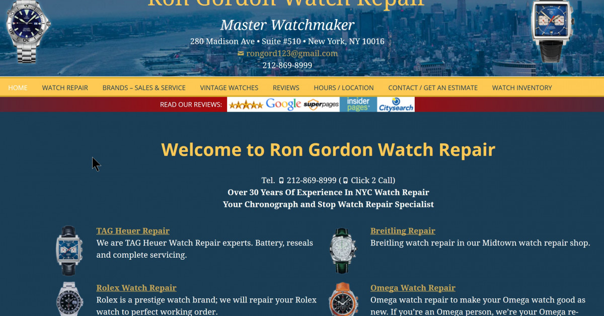 Ron Gordon Watch Repair NYC s Independent Rolex Repair and