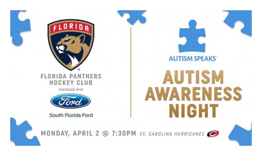 Florida Panthers to Host Autism Awareness Night on April 2