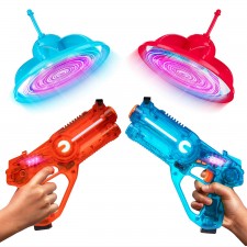 Laser Launchers Laser Tag Game with Flying Targets