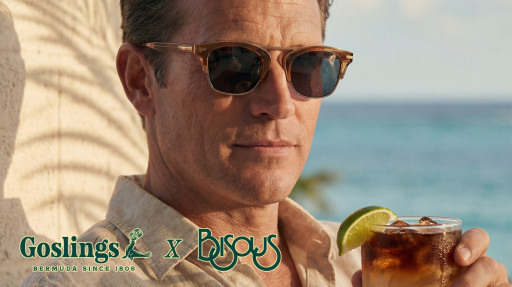 Goslings & Bisous Launch Limited-Edition Dark 'n Stormy(R) Rumrunners Sunglasses at Palm Beach International Boat Show