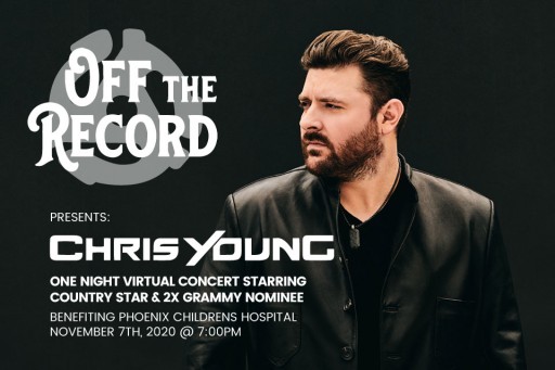 Earnhardt Auto Centers Sponsors Phoenix Children's Hospital Off the Record Online Concert With Headliner Chris Young November 7, 2020