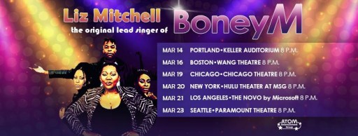 Disco Sensation Boney M. Featuring Liz Mitchell Returns to the US