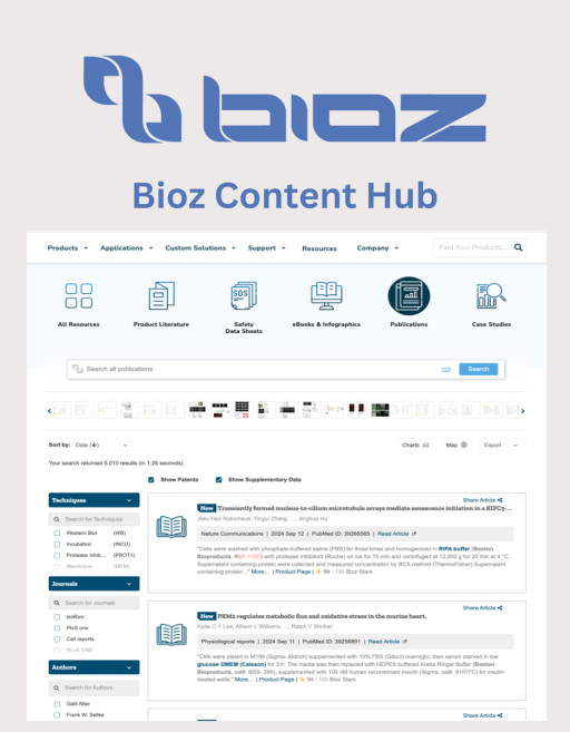 Bioz and Boston BioProducts Introduce Advanced Badges and Content Hub to Transform Research Discovery