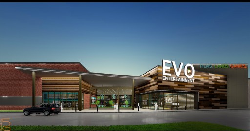 EVO Entertainment Group Announces Construction of Next Generation Cinema-Entertainment Center in Schertz, Texas