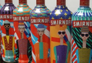 Label Impressions Smirnoff bottles