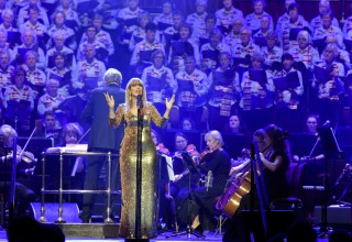 Tally Koren performing at the Royal Albert Hall