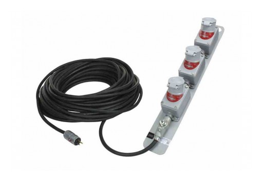 Larson Electronics Releases 50' Explosion Proof SOOW Extension Cord, 20A Continuous Service