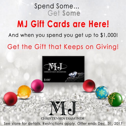 MJ Christensen Announces Holiday Gift Card Promotion in Their Las Vegas Showroom