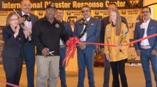 Emergency Planning Officer at the Albuquerque Office of Emergency Management, Mr. Fred Hogan, cut the ribbon opening the Scientology Volunteer Ministers Cavalcade on the campus of University of New Mexico.