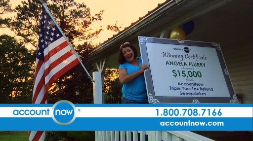 Alabama woman is latest winner of AccountNow Triple Your Tax Refund Sweepstakes