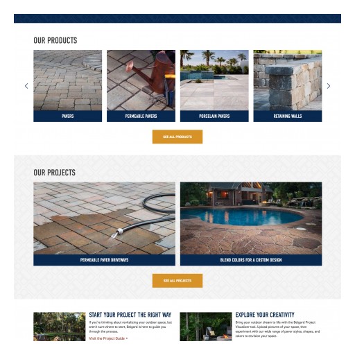 Belgard® Launches New Website With Geo-Targeting, Design Services and More