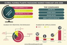 Flexible plastic packaging market infographic