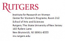 Institute for Research on Women, Rutgers, The State University of New Jersey