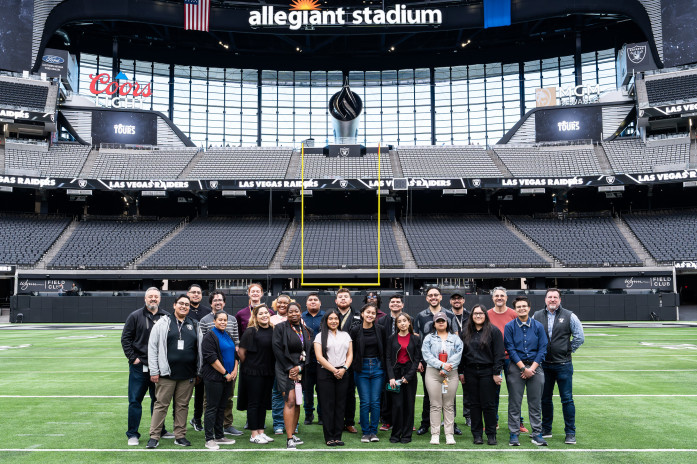 Student Tour Of Allegiant Stadium