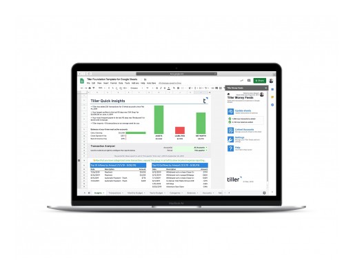 Tiller Money Launches New Google Sheets Platform to Instantly Automate Personal Finances in Spreadsheets