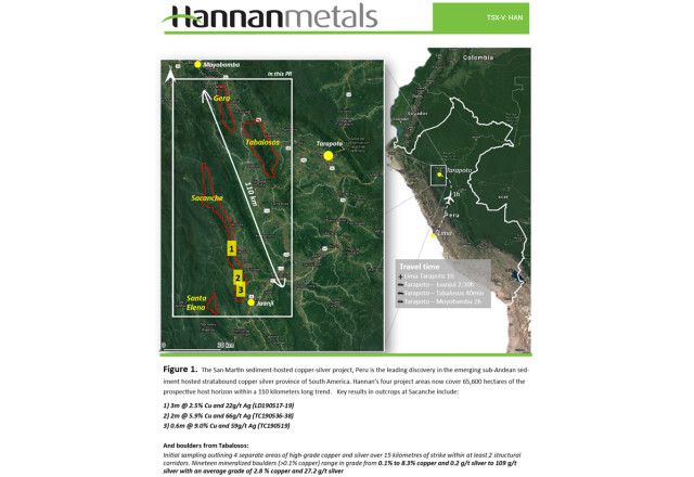 Hannan Metals Ltd., Monday, November 30, 2020, Press release picture
