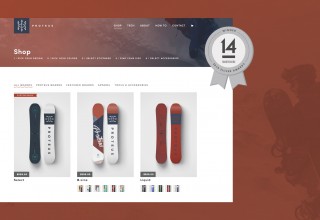 FlowState Marketing Recognized for Its Web and Creative Work for Proteus Snowboards