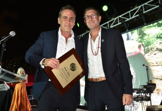 Actor Carlos Ponce and GEM Founder Michael Capponi
