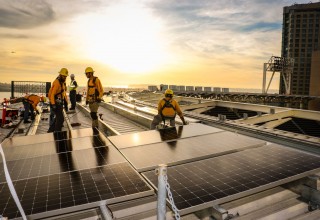 Last year's winning project was for solar at Petco Park