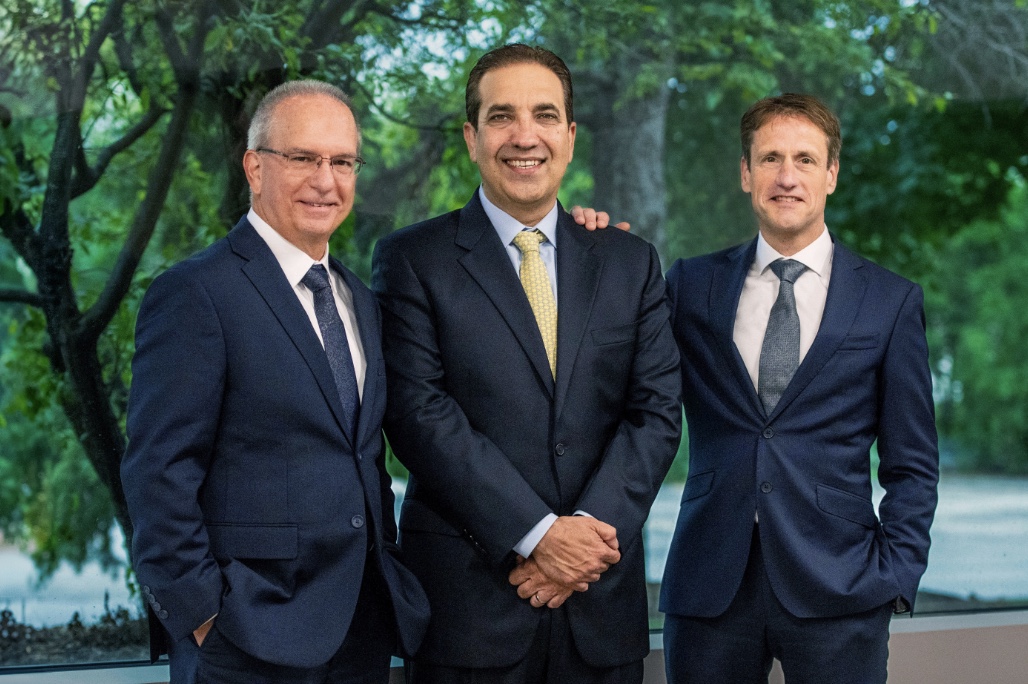 Tom Newhall, COO; Jamal Burki, CEO; Sander Jacobs, CCO