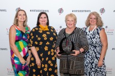 Travel Experts' Management Team Accepts 2019 Top Virtuoso Air Production Award
