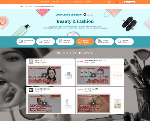 Outstanding Korean Products Introduced at TradeKorea Webpage - Beauty & Fashion