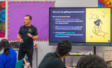 Gifted Savings' First High School Investment Gifting Program at Westbrook Academy in Los Angeles