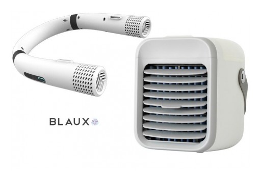 Blaux Portable AC + Wearable Air Cooling Fan Steal the Summer's Heat