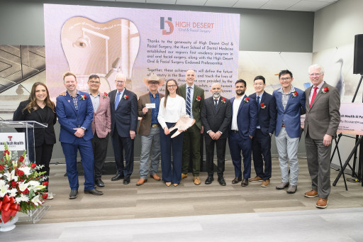 High Desert Oral and Facial Surgery Gift and Match Expand Oral Surgery Training in an Underserved Region
