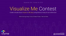 Visme "Visualize Me" Contest