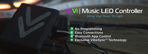 The Most Versatile Music LED Light Tool That Syncs to Music Automatically - the ViVi Music LED Controller