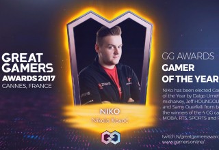 GreatGamers Awards Gamer of the Year NiKo