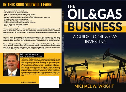 Michael W. Wright's Debut Title, "THE OIL & GAS BUSINESS" Was Launched During Wright Drilling & Exploration's Christmas Party on 12/16/2016