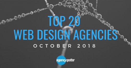 Agency Spotter's Top 20 Web Design Agencies Report for October 2018