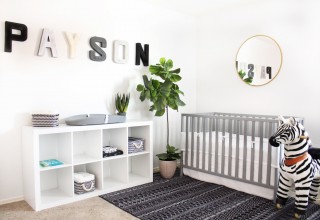 Monochrome Nursery Letters by House of Crazi